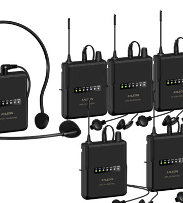 ANLEON MTG-200 Wireless Tour Guide & Language Interpretation System 915Mhz (5 Receivers)